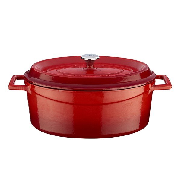 LAVA Mini Casserole, Oval, 12x6x9 cm (Red)