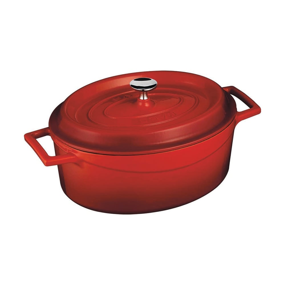 LAVA Mini Casserole, Oval, 12x6x9 cm (Red)