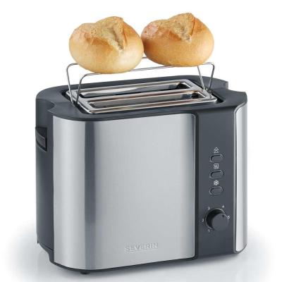 Severin Toaster 2 Slice(S) 800 W Black, Stainless Steel