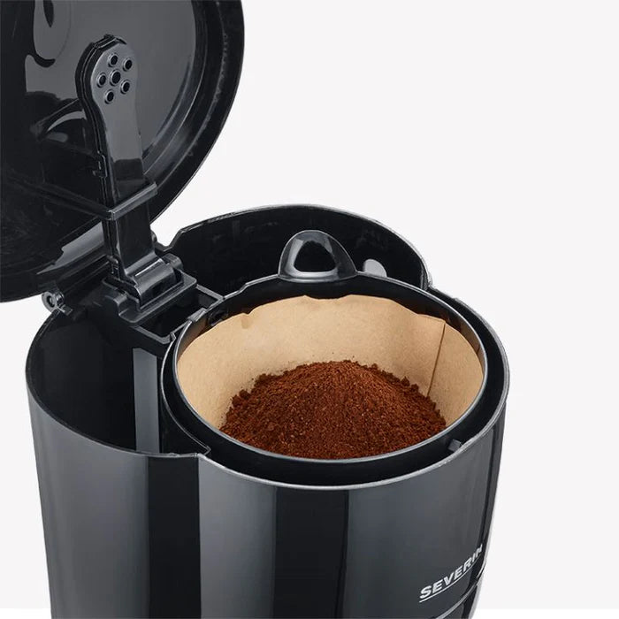 Severin 4320 Coffee maker Black Cup volume=10 Glass jug, Plate warmer