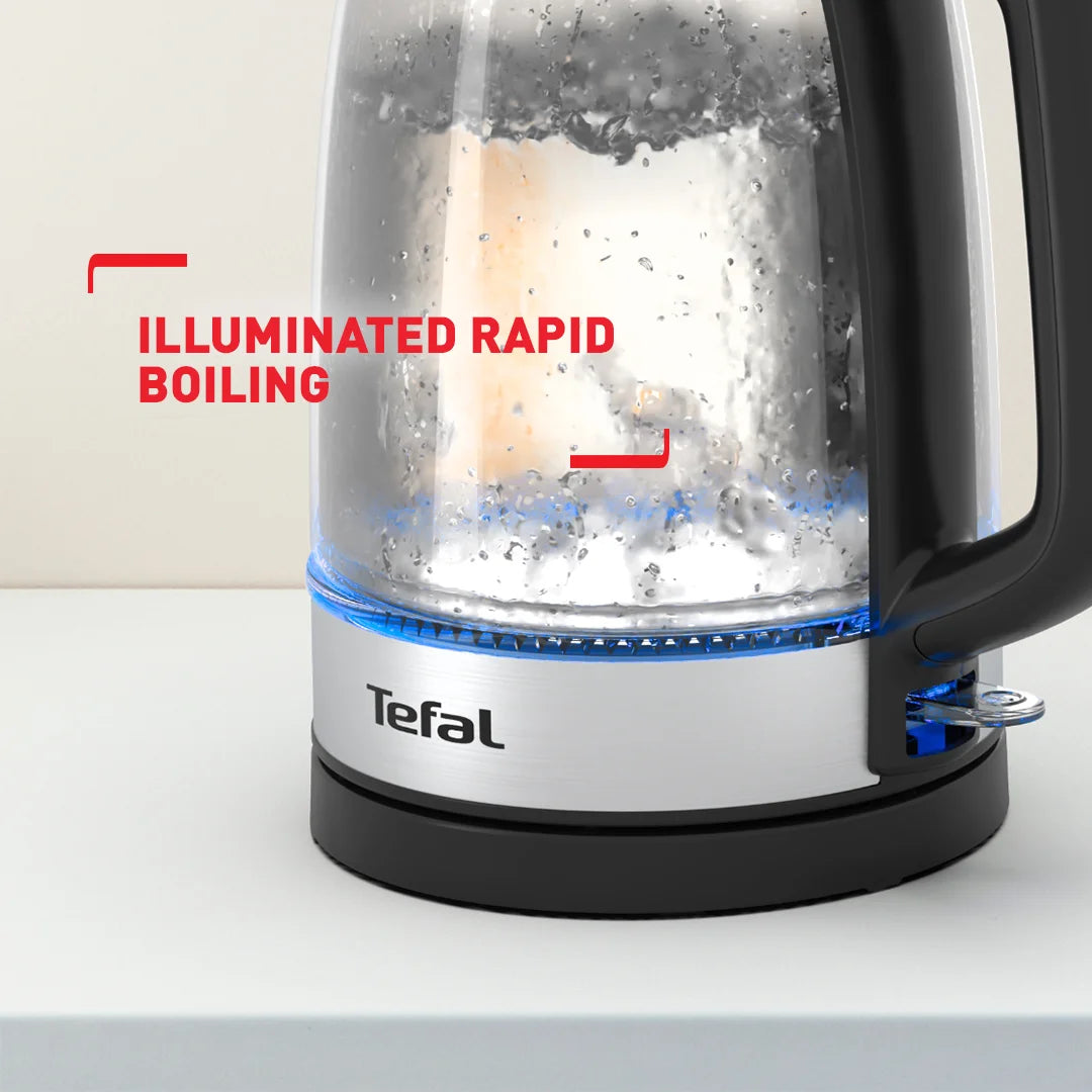 TEFAL GLASS KETTLE 1.7L