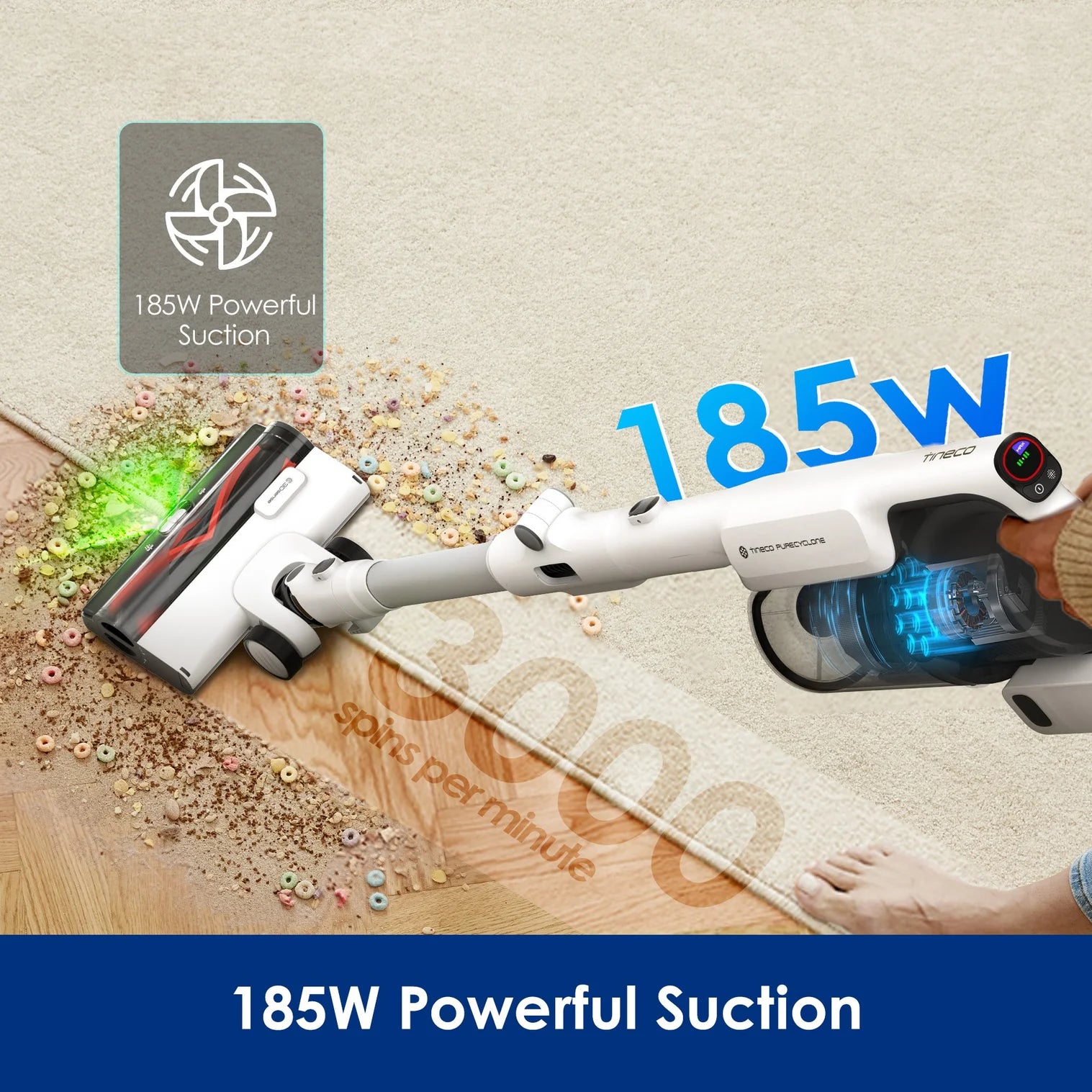 Tineco stick vacuum VS202000SA pure one cordless