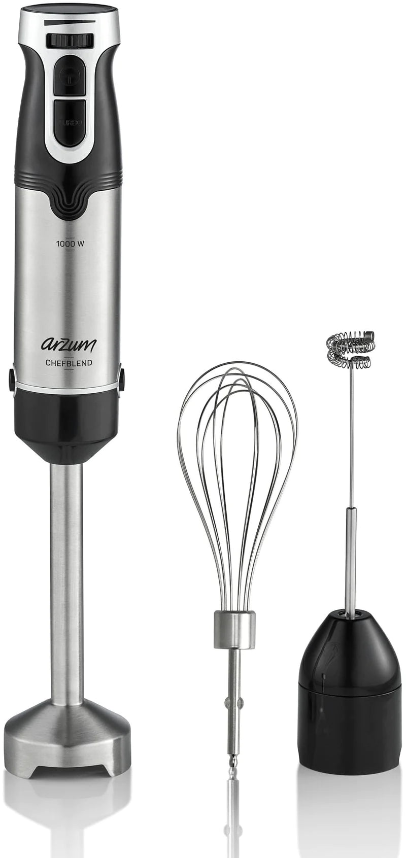 Arzum Hand Blender 1000W, Mixer & Milk Frother Apparatus