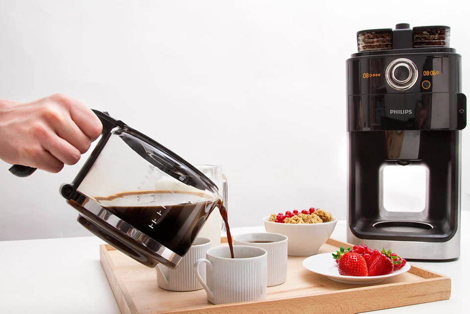 Philips Grind & Brew Coffee Maker (Black)