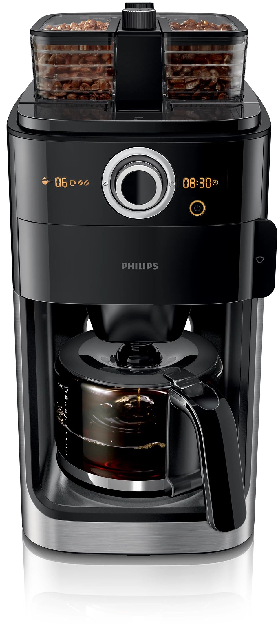 Philips Grind & Brew Coffee Maker (Black)