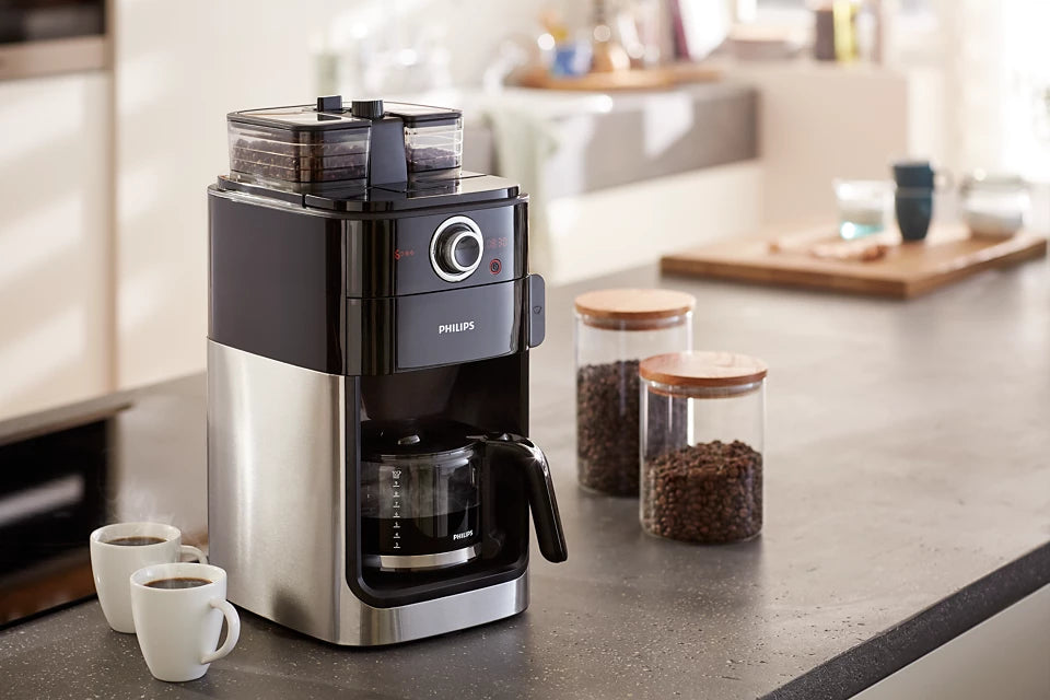 Philips Grind & Brew Coffee Maker (Black)