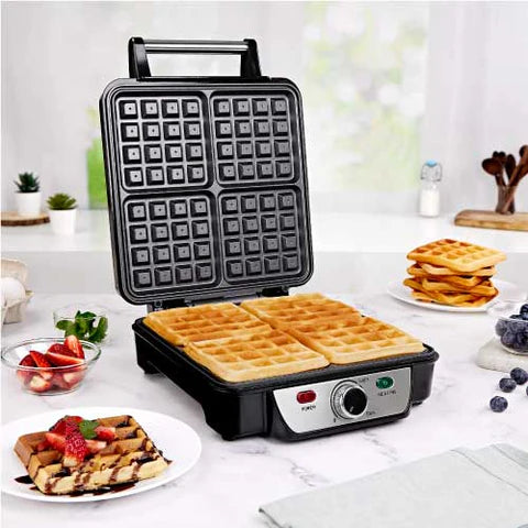 GEEPAS 4 Slice Waffle Maker GWM5417