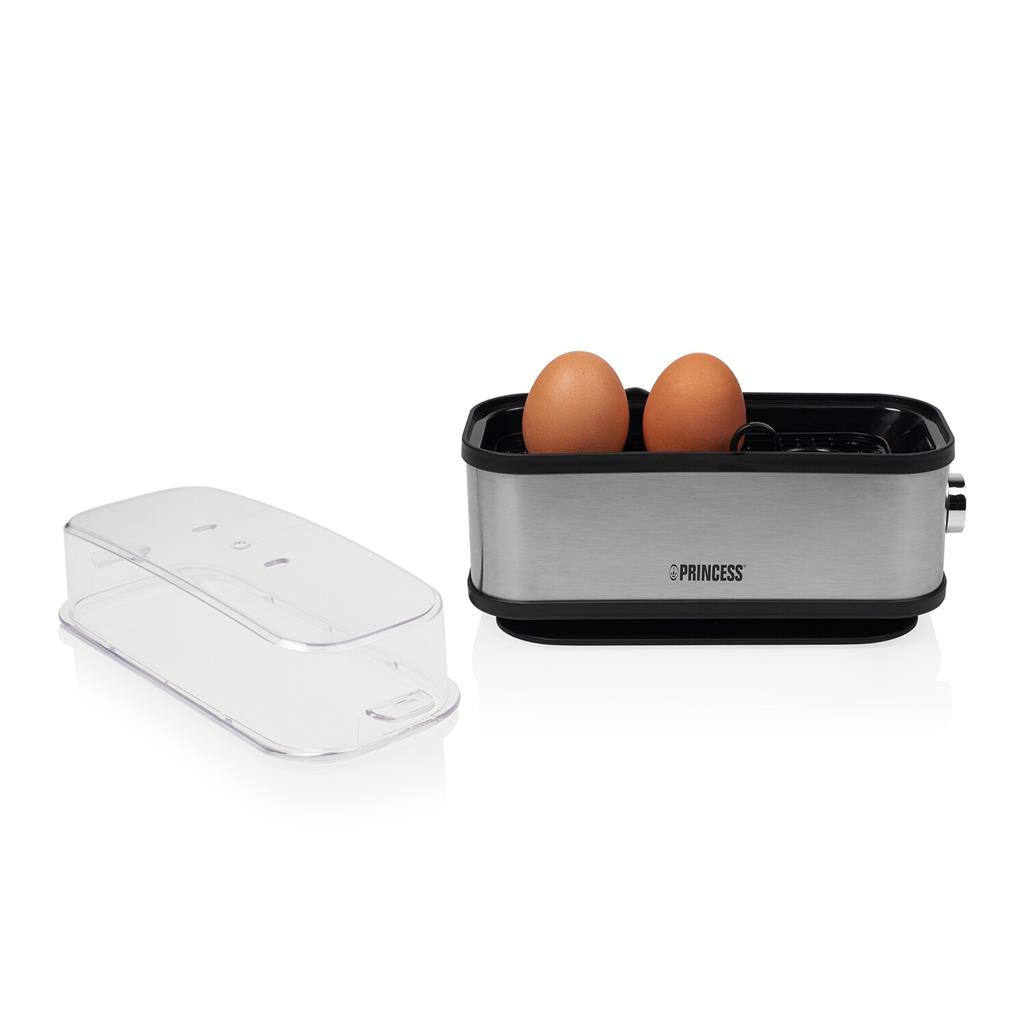 Princess 262045 Egg Boiler Black, Silver (Matte)