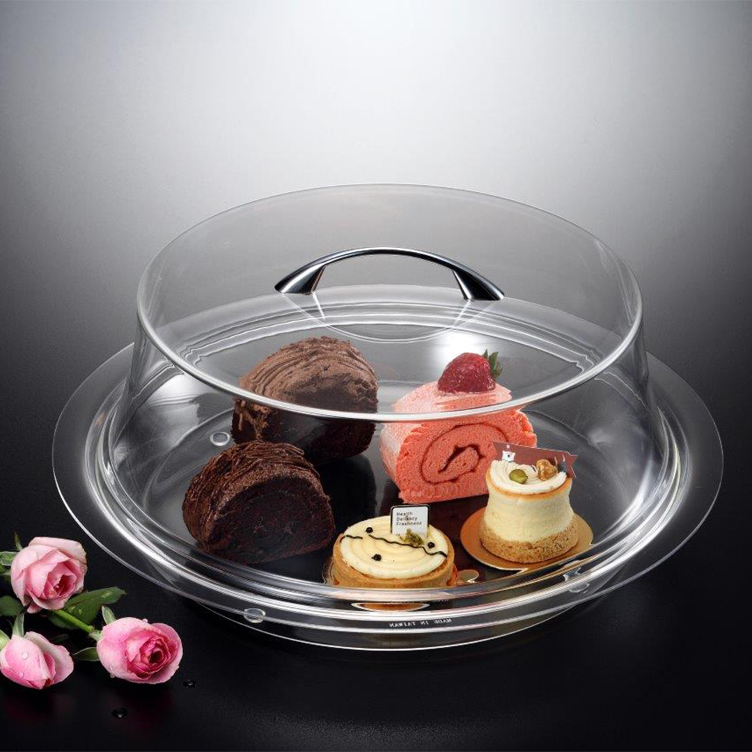 Vague Acrylic Cake Box Round - Whole and All