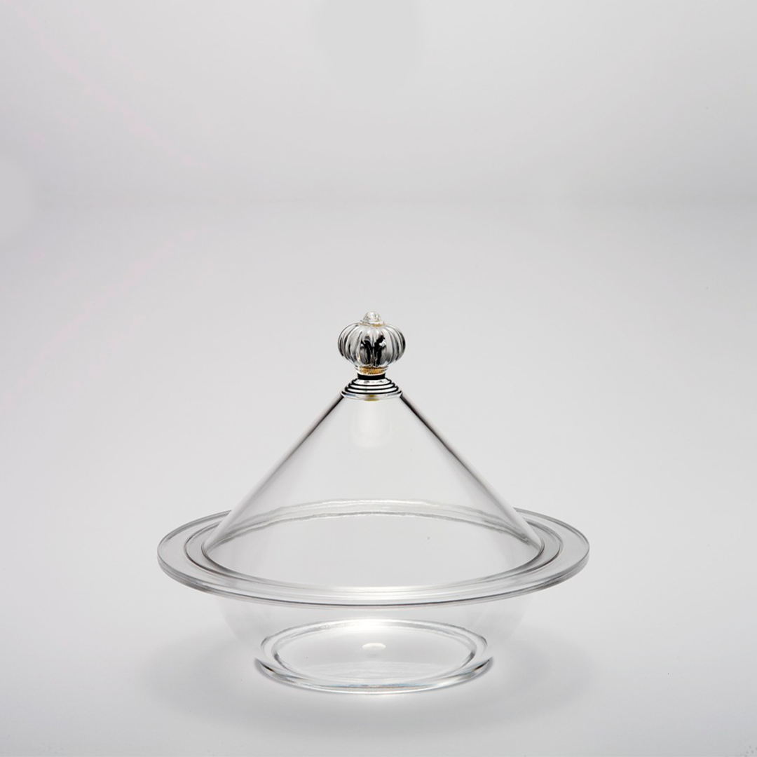 Vague Acrylic Candy & Dates Serving Bowl 19*19*12.5 Date bowl - Whole and All