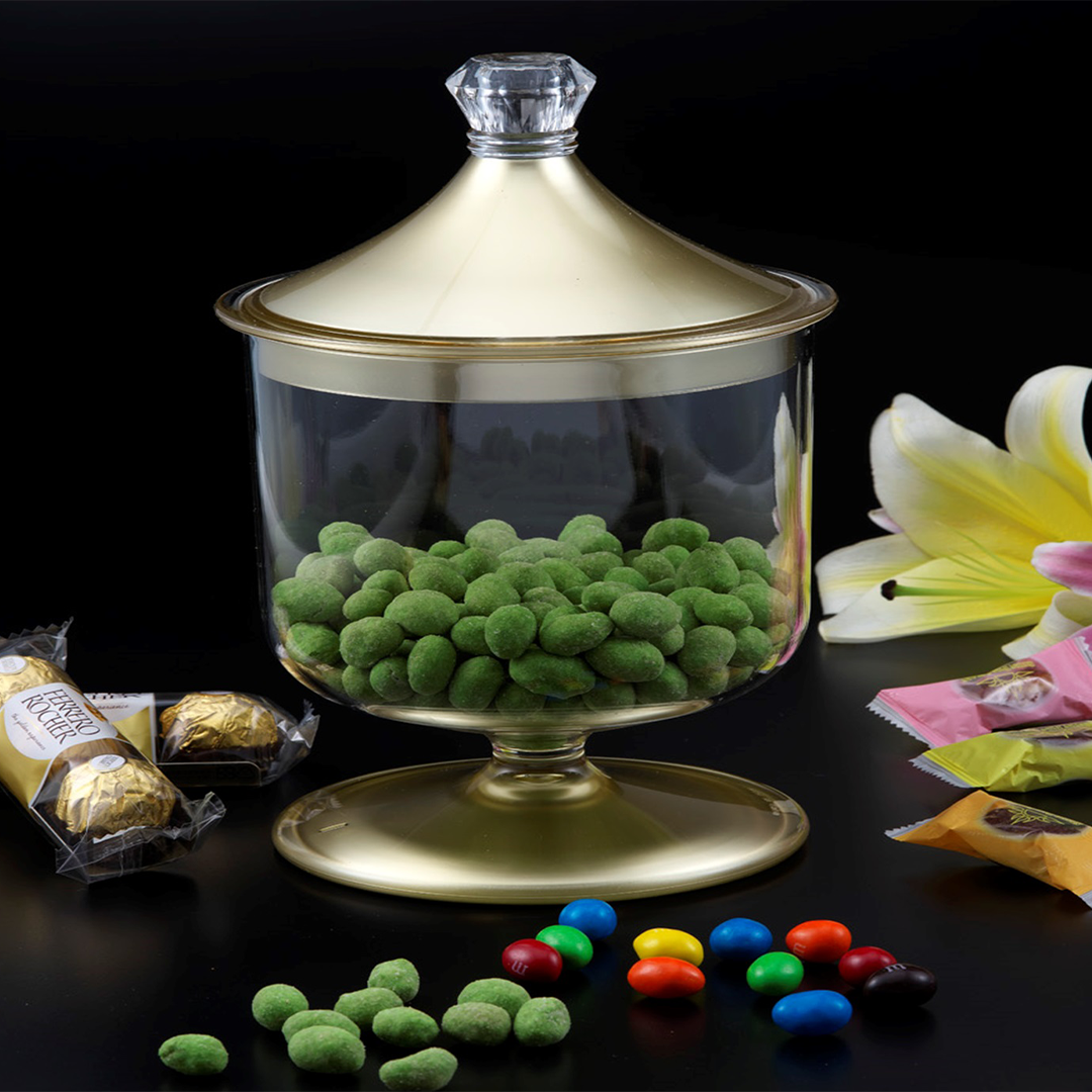 Vague Acrylic Candy / Cookies Jar - Whole and All