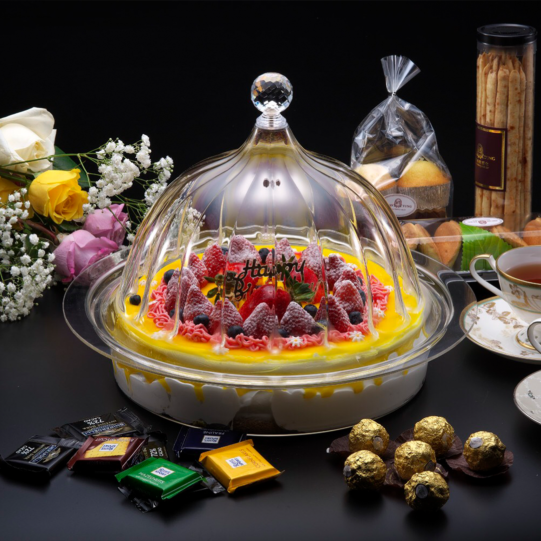 Vague Tray: 6.5cm Cover:17.3 cm Total including knob : 27.3 - Whole and All