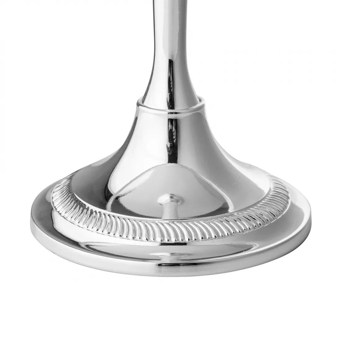 Queen Anne Cake Dish On A Leg Stainless Steel, Silver Small