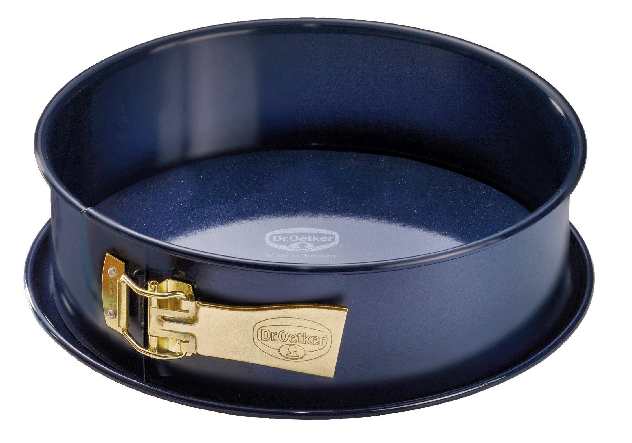 Dr. Oetker "Back-Liebe Emaille" Springform 24Cm With Enamel Base And Non-Stick Ring, Blue, 24X8 Cm - Whole and All