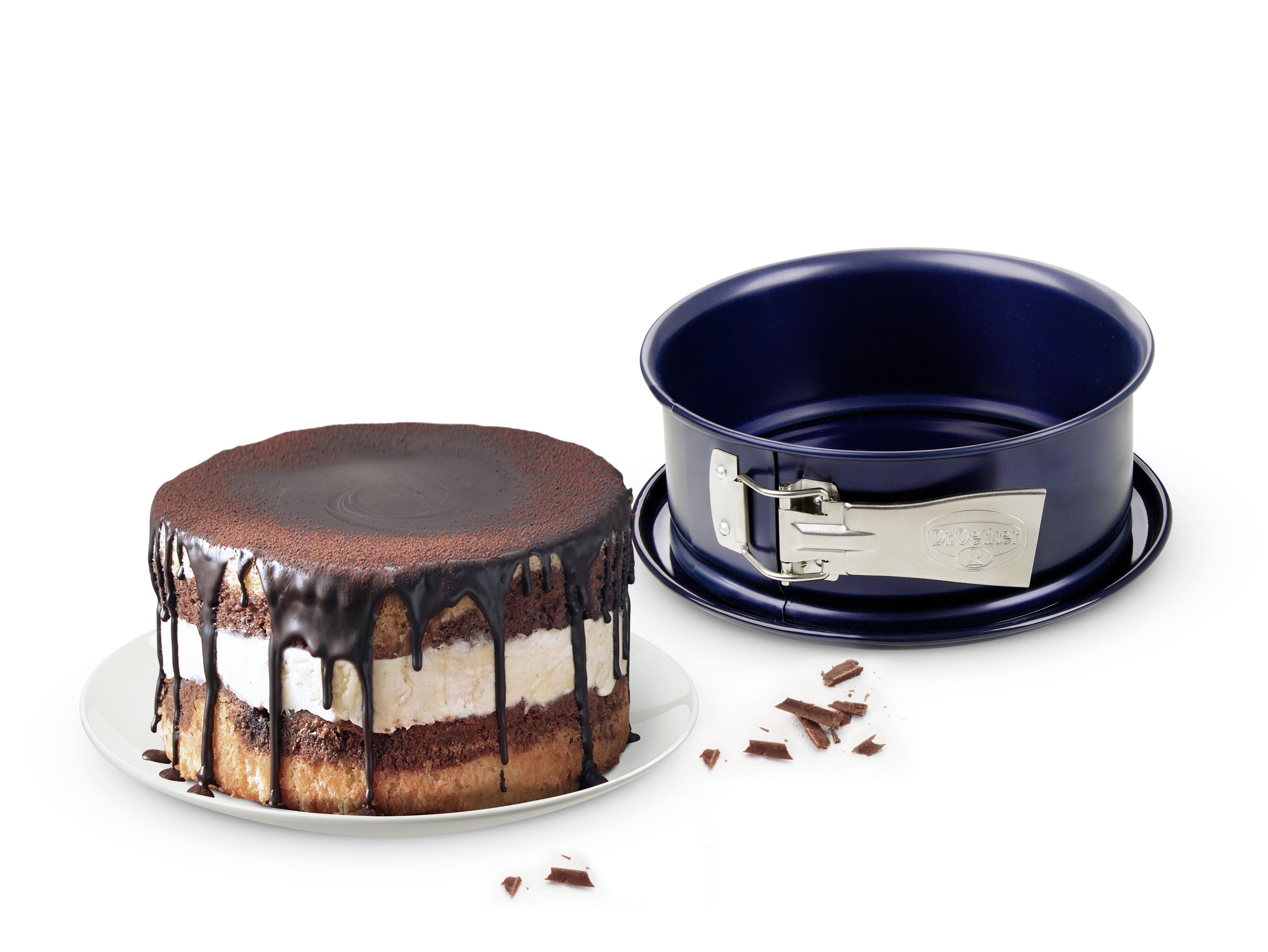Dr. Oetker "Back-Liebe Emaille" Springform With Enamel Base And Non-Stick Ring, Blue, 18X8 Cm - Whole and All