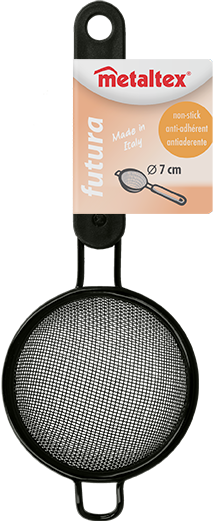 Metaltex Plastic Non-Stick Strainer, Label, 7 Cm