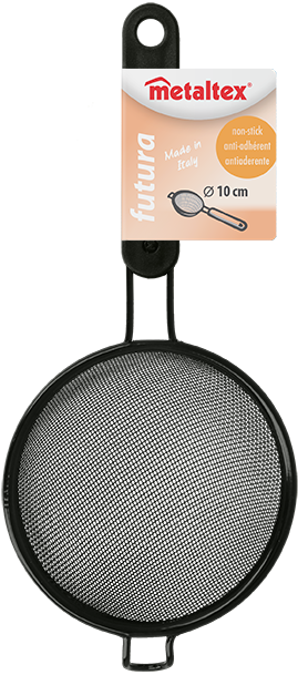 Metaltex Plastic Non-Stick Strainer, Label, 10 Cm