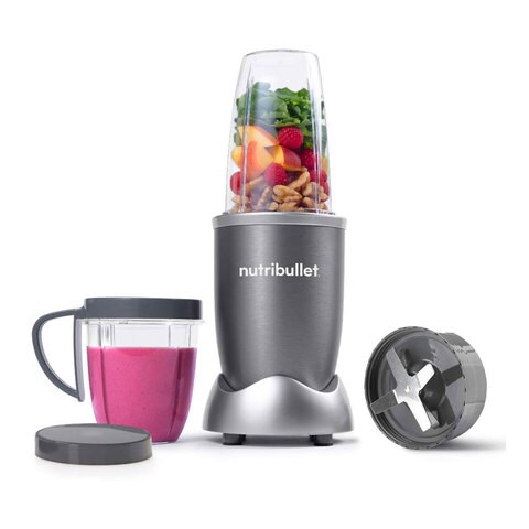 NutriBullet  Smoothie Maker 8pc Set, 600W (Grey)