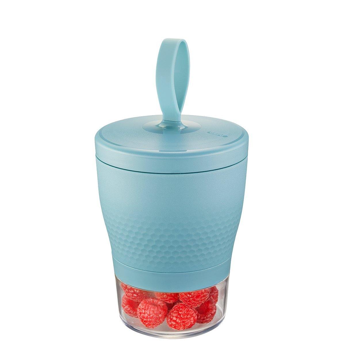 GEFU Snack Box Foodie, 570 Ml And 185 Ml, Azure - Whole and All
