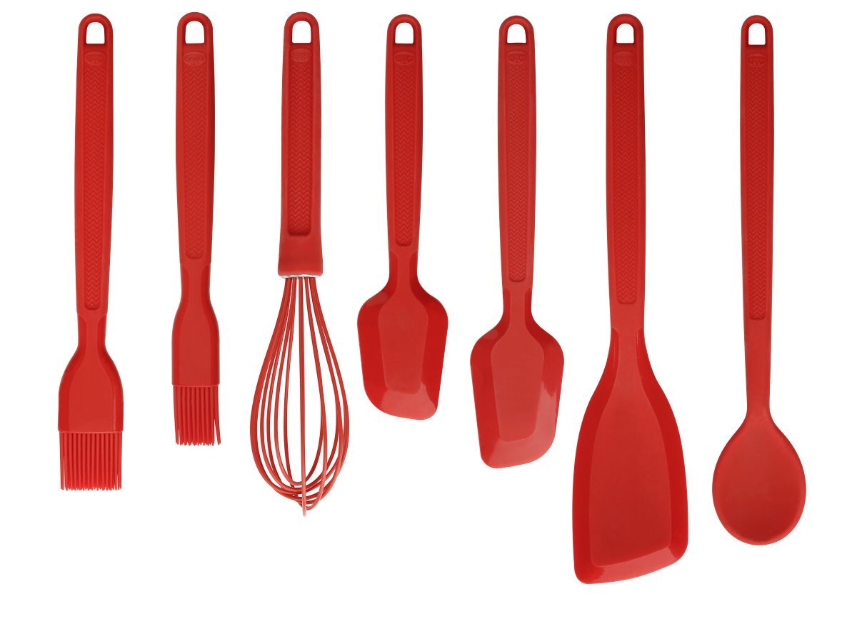 Dr.Oetker "Flexxible Love" Silicone Dough Scraper, Red, 22X5 Cm