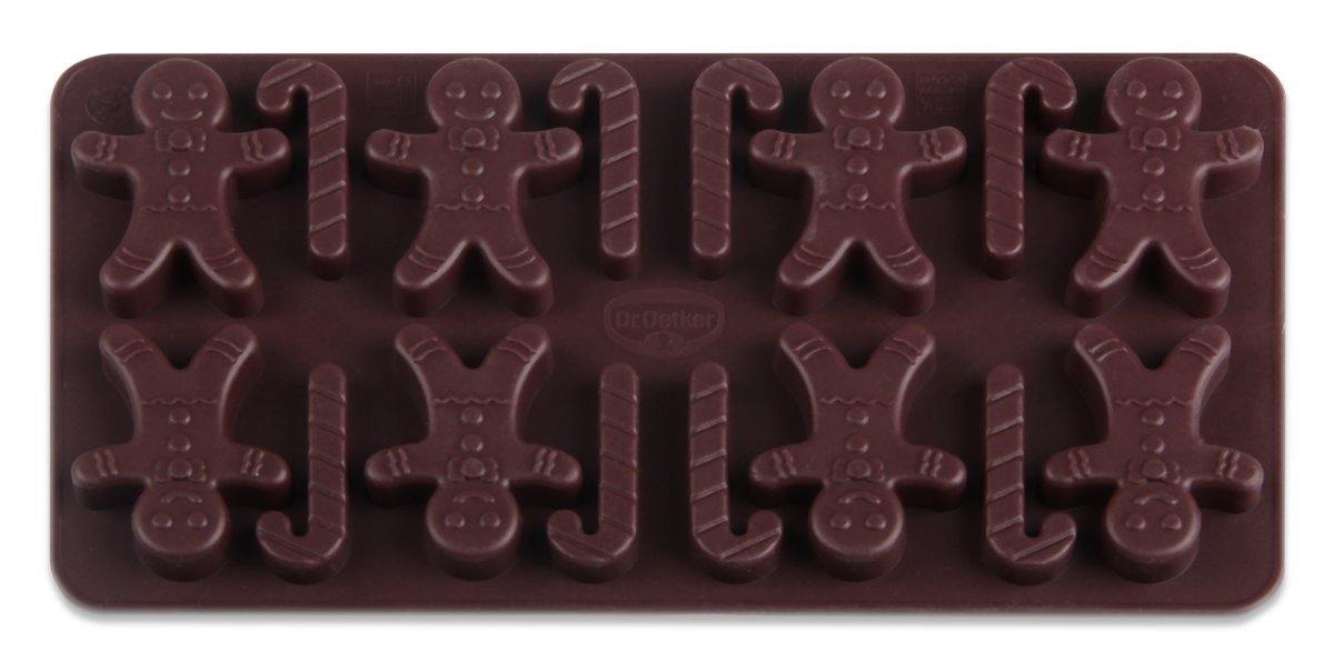 Dr. Oetker Silicone Mould Confectionery, Brown, 20.5X10.5X1.5 cm
                Dr. Oetker Silicone Mould Confectionery, Brown, 20.5X10.5X1.5 cm