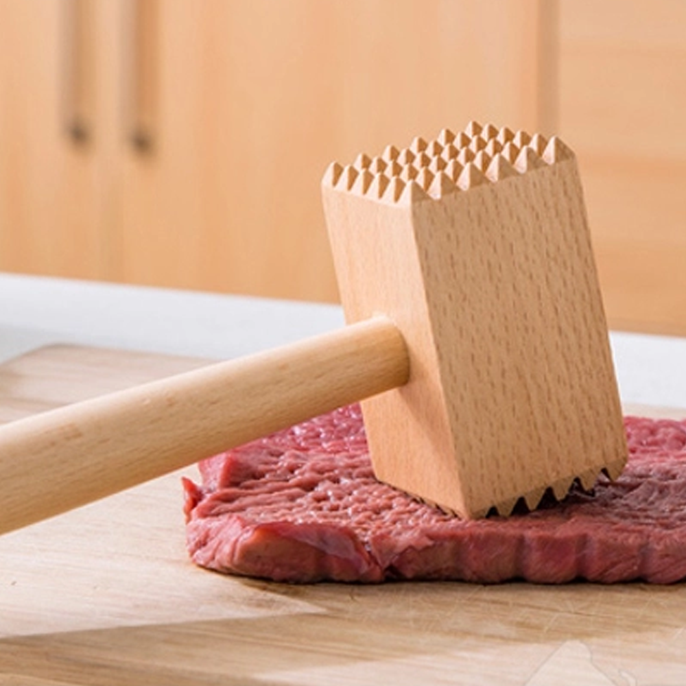 Fackelmann wooden meat tenderiser