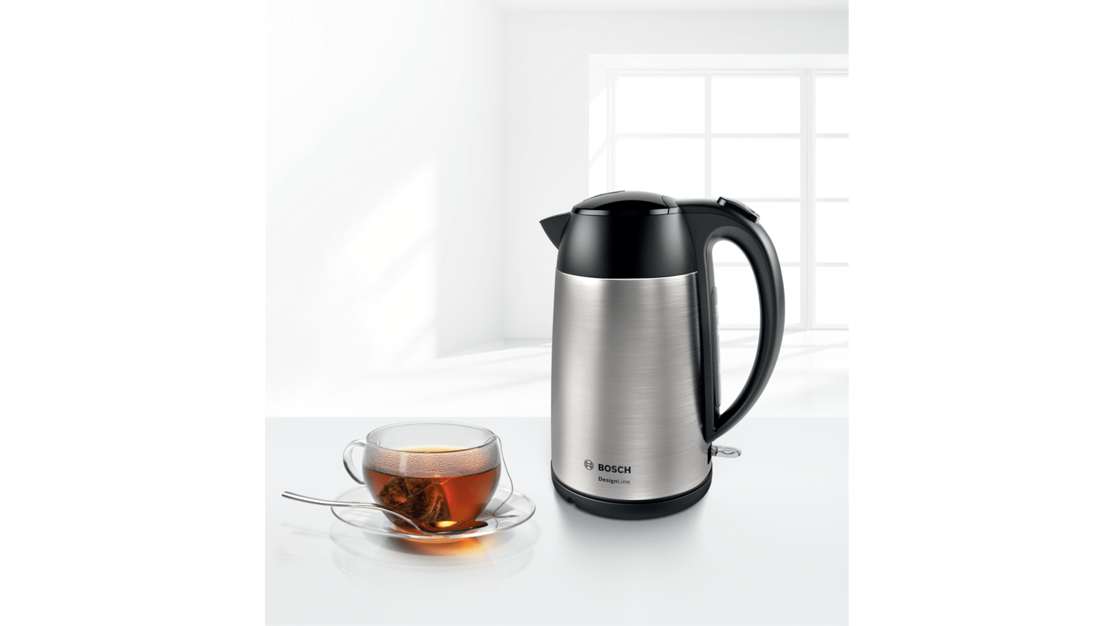 Bosch Water Kettle 1.7Lit 2400W S.Steel