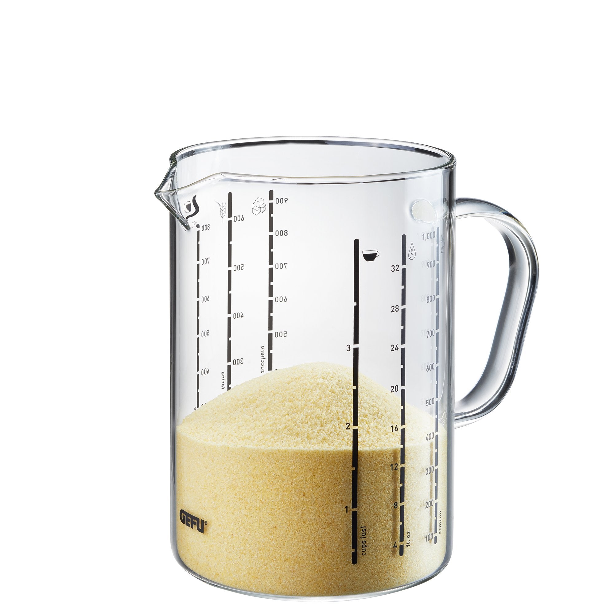 GEFU Measuring Jug Meti, 1000 Ml - Whole and All