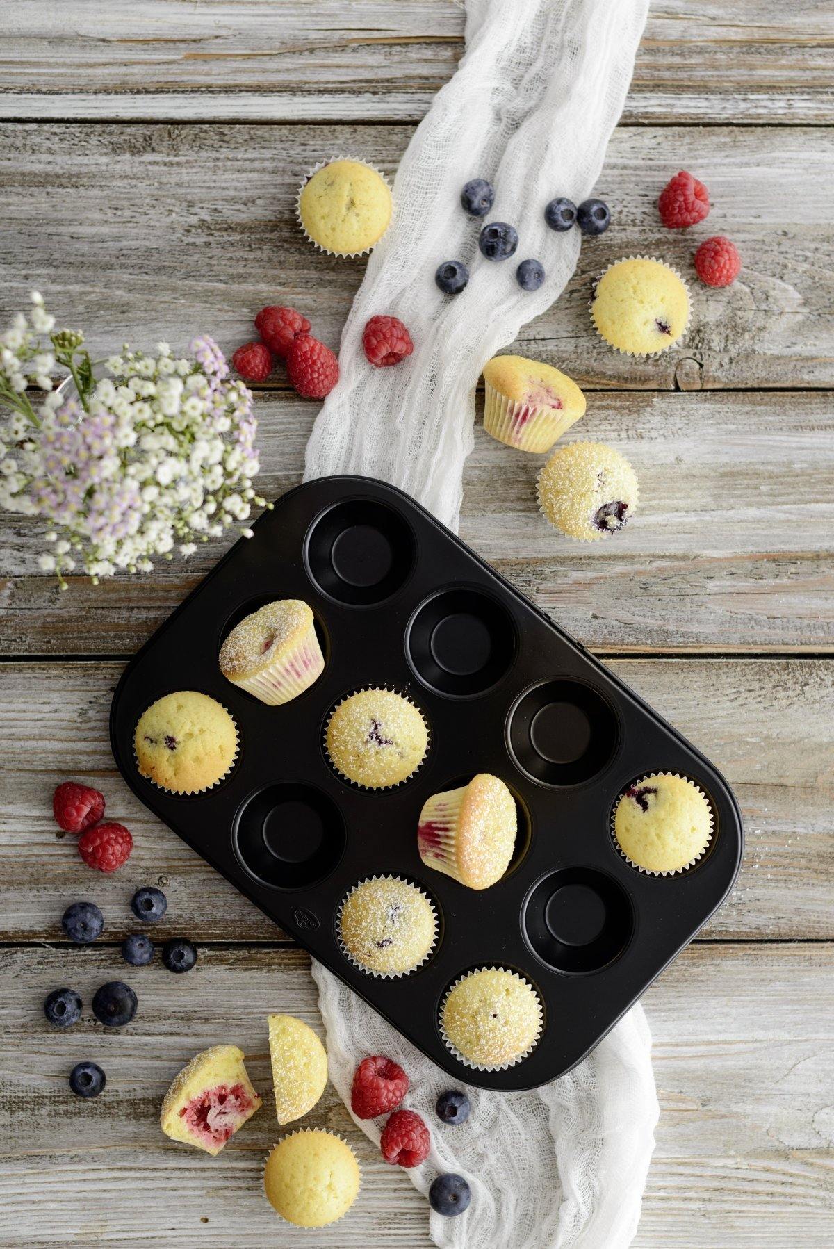 Dr. Oetker Mini Muffin Tin 12 Cups - Whole and All