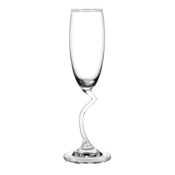 Ocean Salsa Flute Champagne, 165 ml (Set of 6 Pcs) - Whole and All