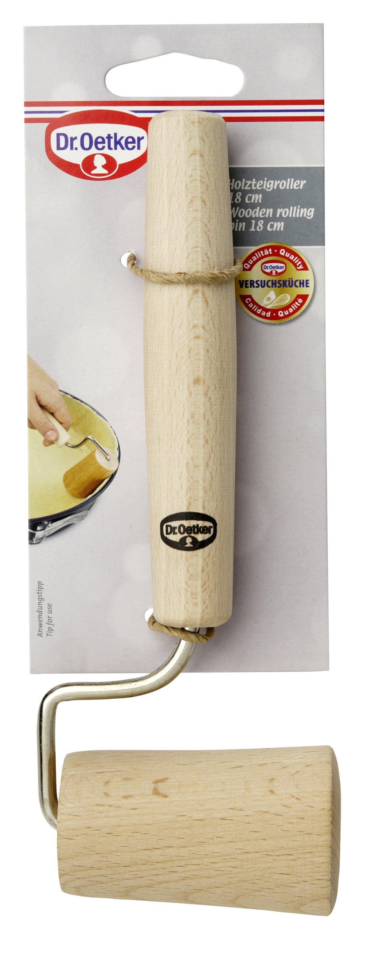 Dr. Oetker Wooden Rolling Pin Small, 17X7 cm - Whole and All