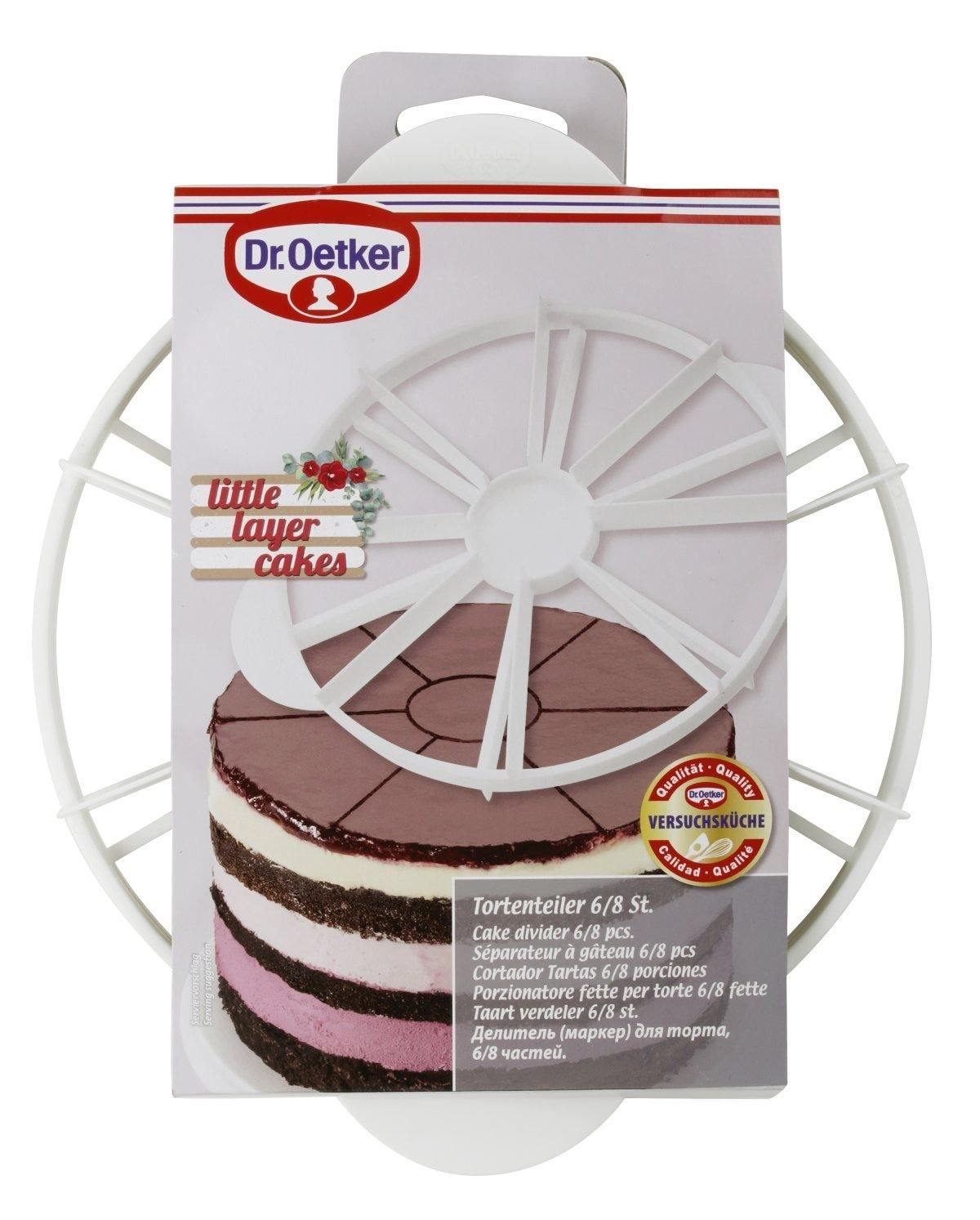 Dr. Oetker Cake Divider 6/8 Pcs, 21.5X18X2.5 cm - Whole and All