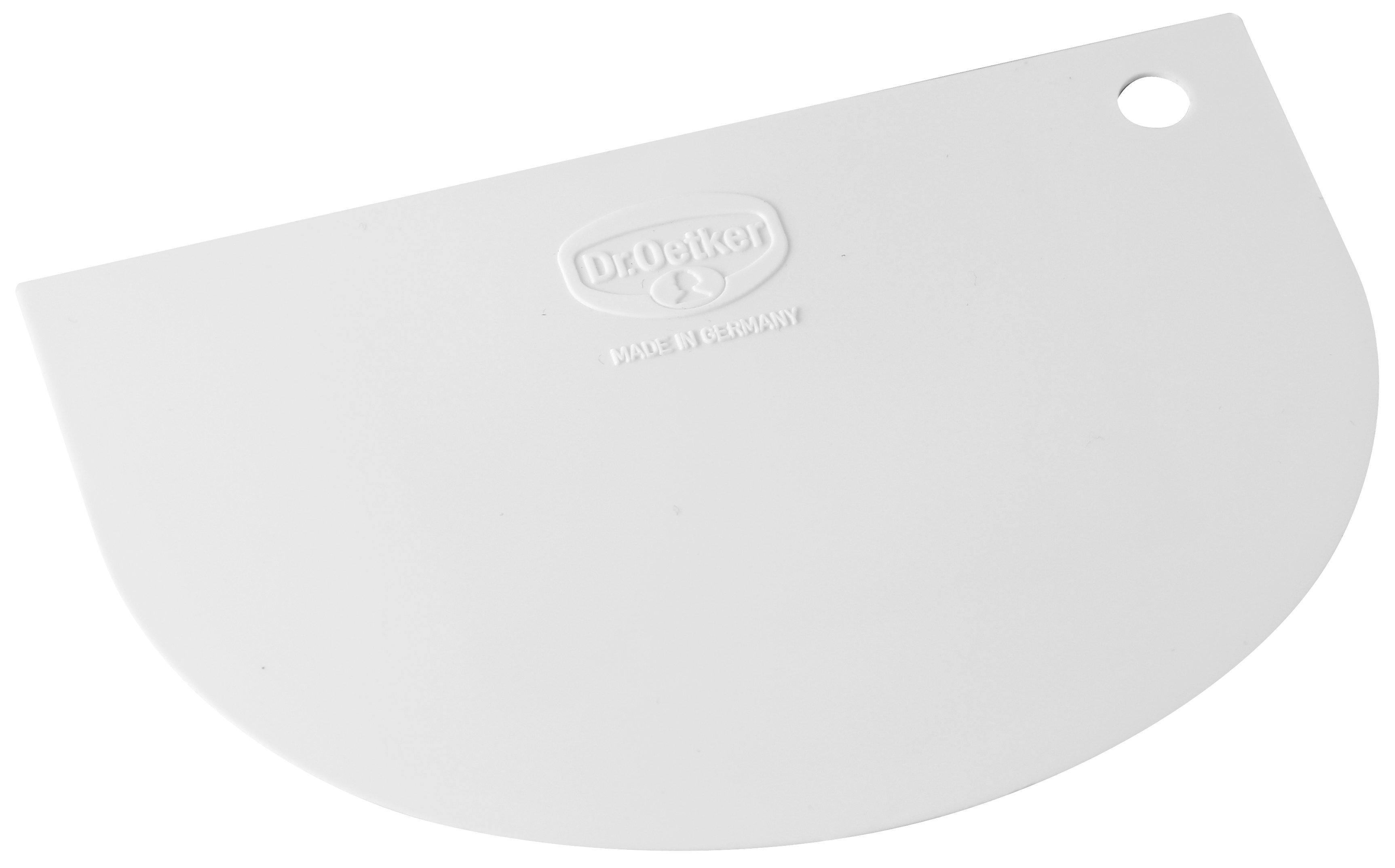 Dr. Oetker Dough Scraper Card, White, 12X7.5 Cm - Whole and All