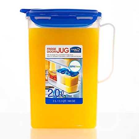 Komax Aqua Premium Beverage Pitcher, 2 L - Whole and All