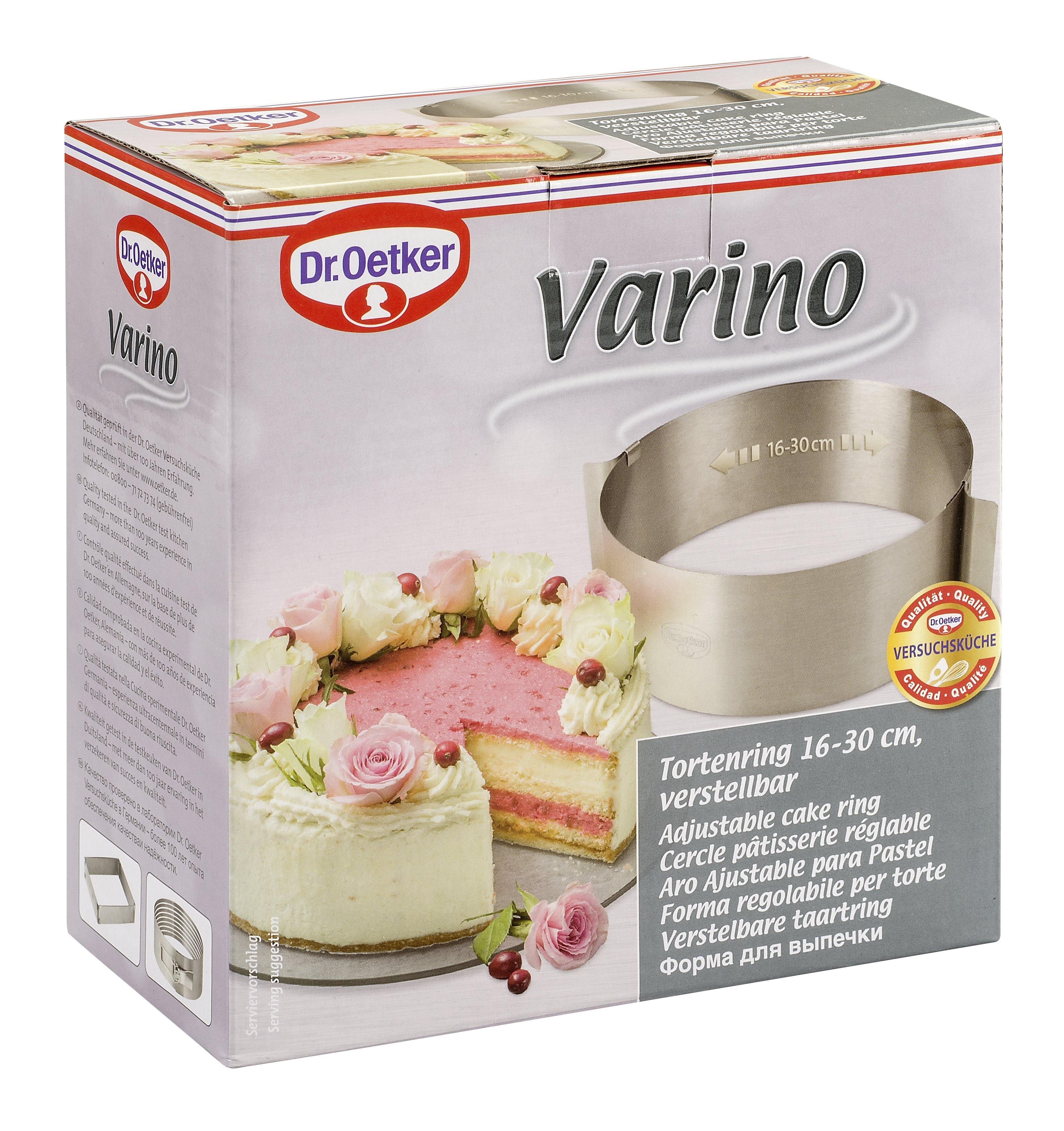 Dr. Oetker Baking Frame, Round, Silver, 16-30X8 Cm - Whole and All