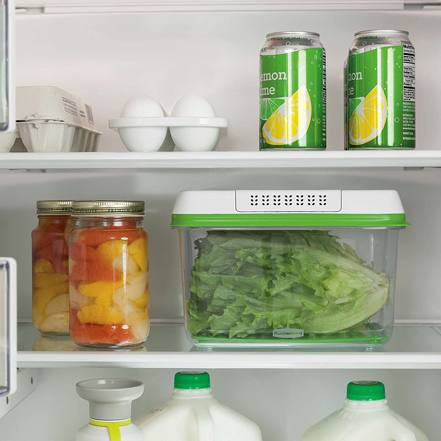 Rubbermaid FreshWorks Large Rectangle Food Storage Container, 4.1 L - Whole and All