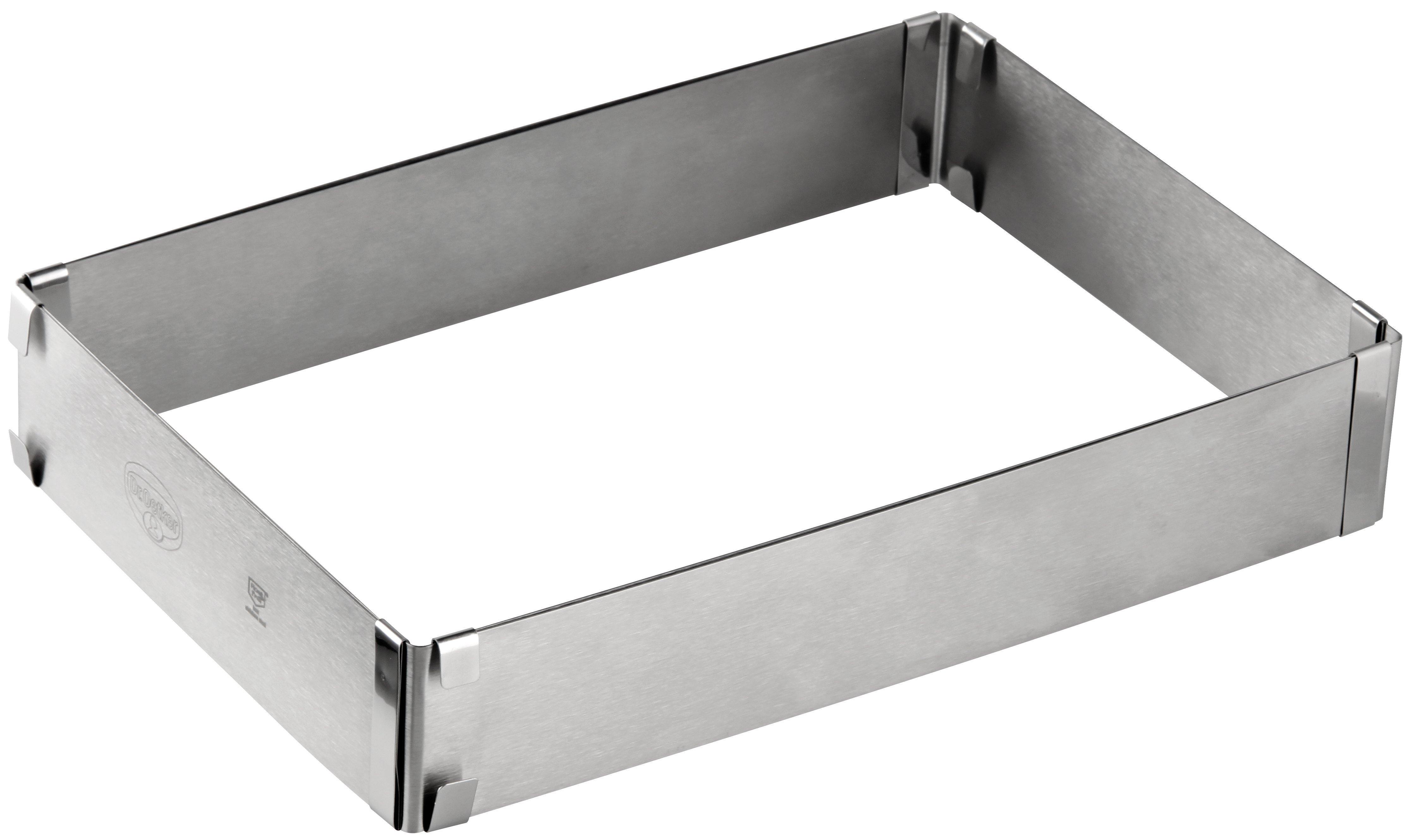 Dr. Oetker Adjustable Baking Frame, Silver, 24-46 Cm Hight Cm - Whole and All