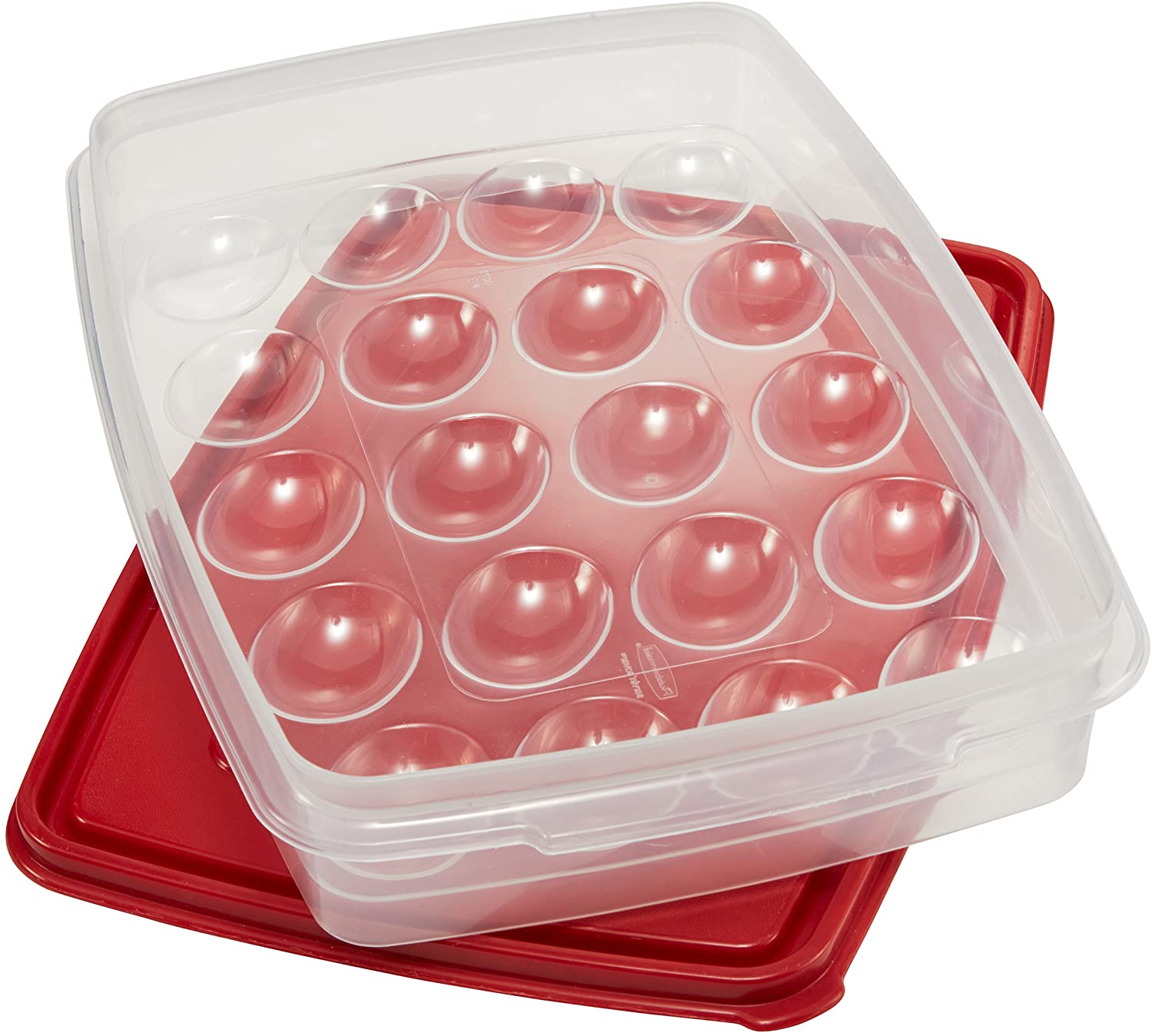 Rubbermaid Dedicated Storage Egg Keeper, Holds 20 Jumbo Eggs - Whole and All
