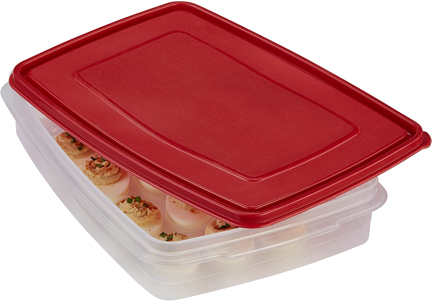Rubbermaid Dedicated Storage Egg Keeper, Holds 20 Jumbo Eggs - Whole and All
