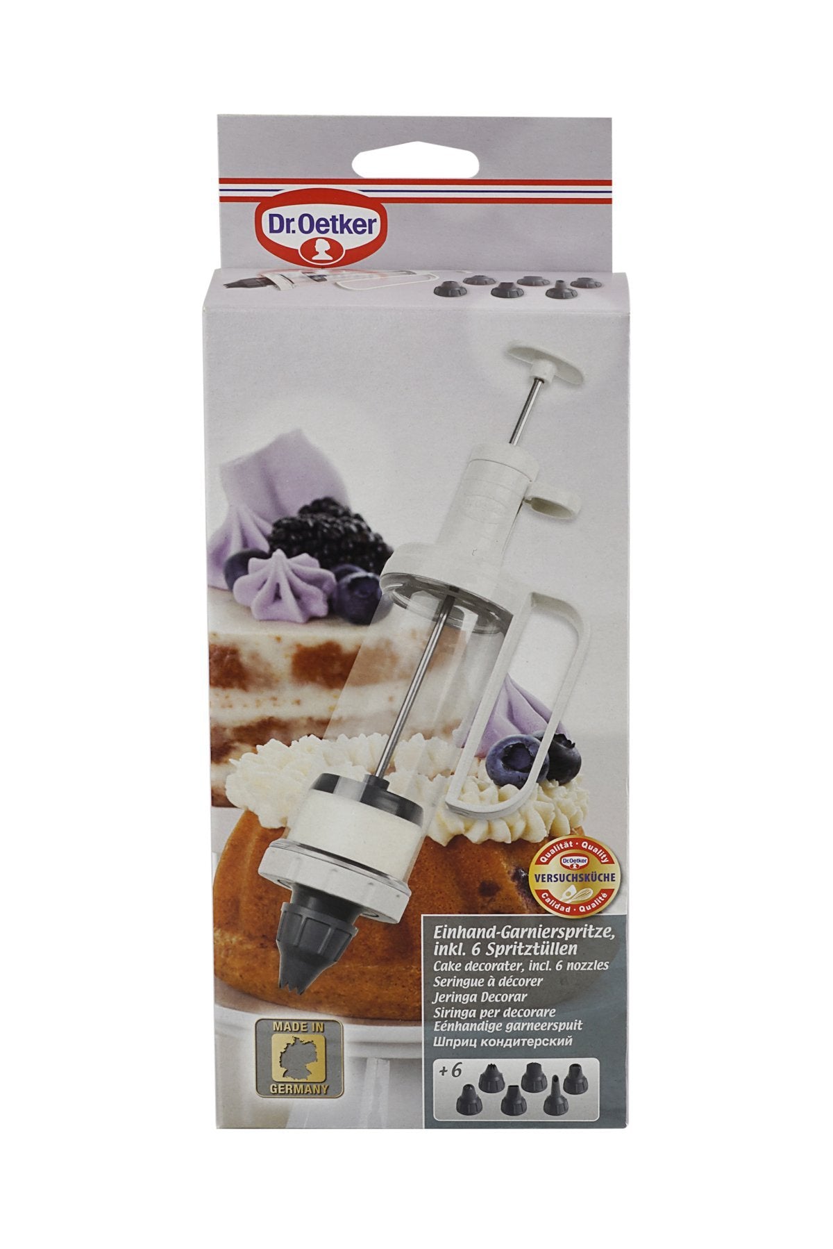 اداة تزيين الكيك "كلاسيك" من دكتور اويتكر مع 6 فوهات