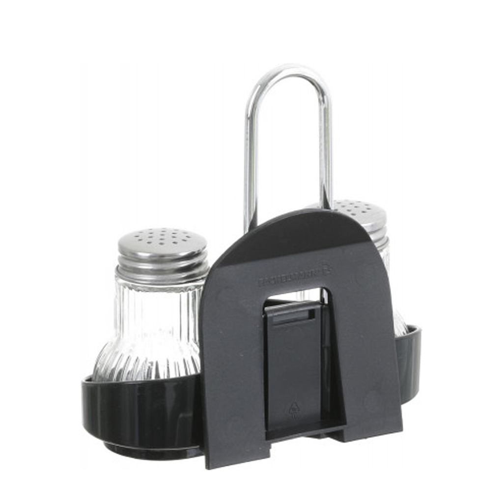 Fackelmann Salt & Pepper Shakers With Toothpicks & Napkins holder