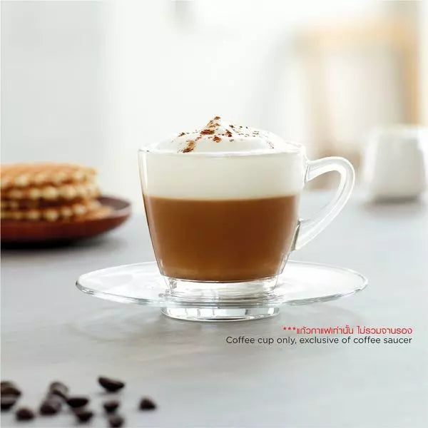 Ocean Kenya Cappuccino Cup, 245 ml With Saucer (Set of 6 Pcs)