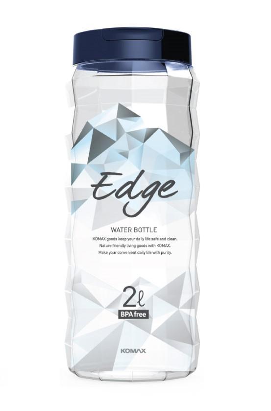 Komax Edge Beverage Bottle, 2 L - Whole and All