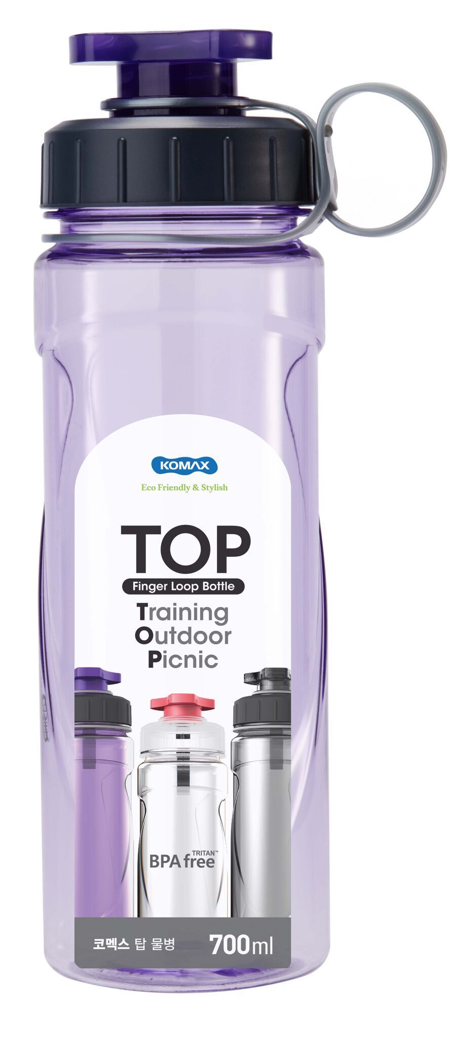 Komax Top Water Bottle, 700 ml - Whole and All
