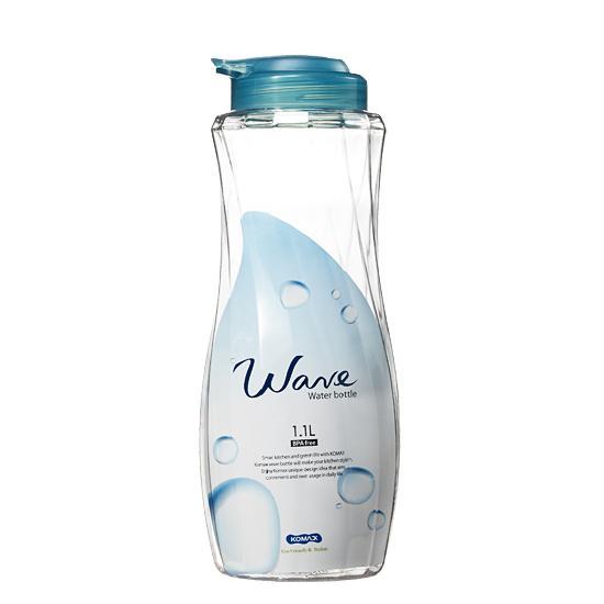 Komax Wave Beverage Bottle, 1.1 L - Whole and All