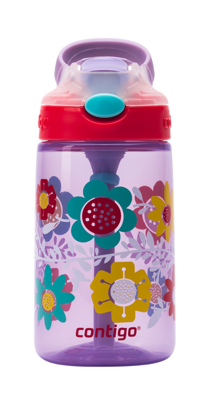 Contigo Kids! Water Bottle, Gizmo Flip, Nautical, 14 Ounce