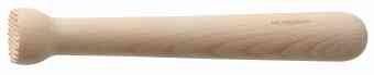 FMprofessional Bar Pestle, Wood, 220 Mm, Ø20-32 Mm, 2Pcs (Bright Wood)
