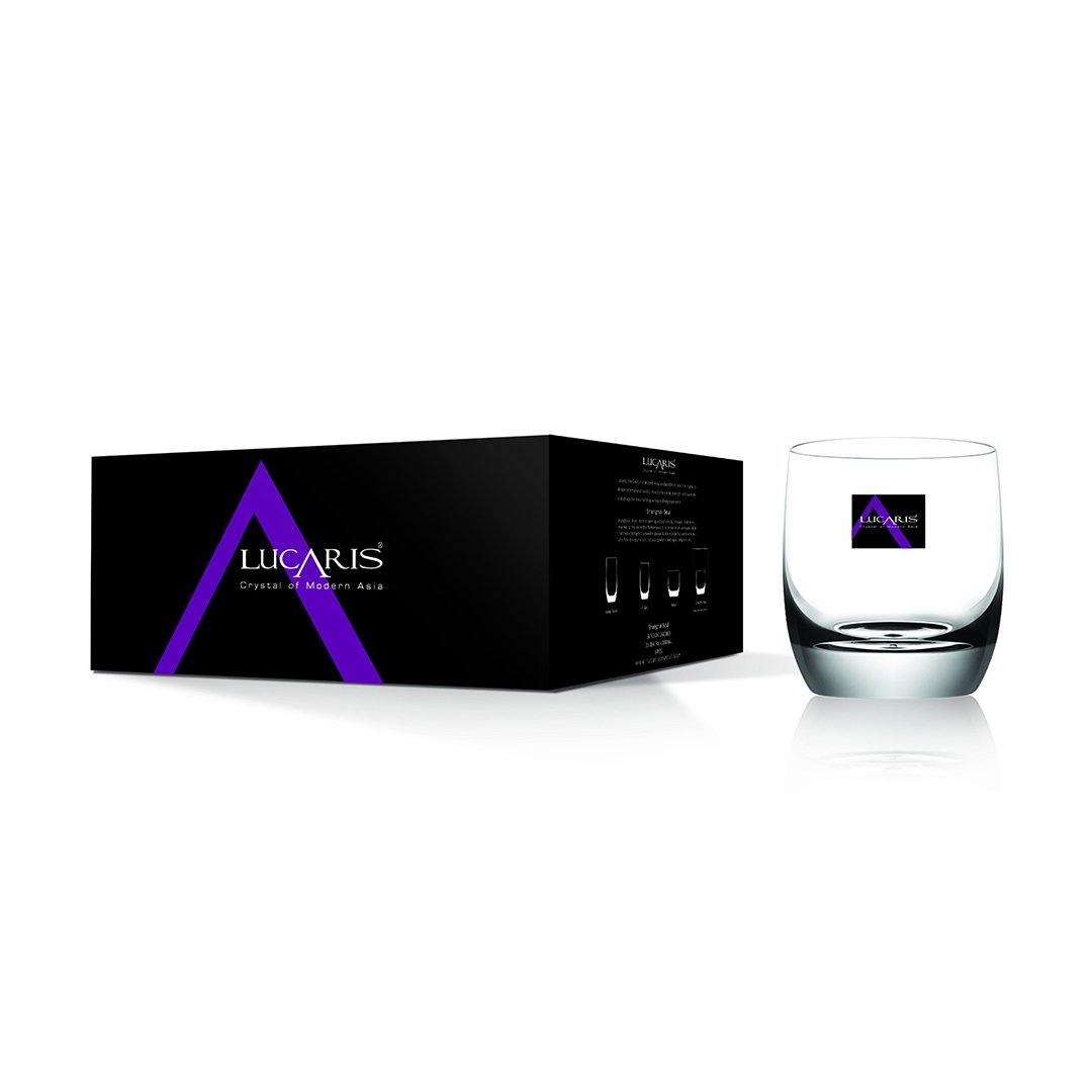 Lucaris Crystal Shanghai Rock - Set Of 6 Pcs - Whole and All
