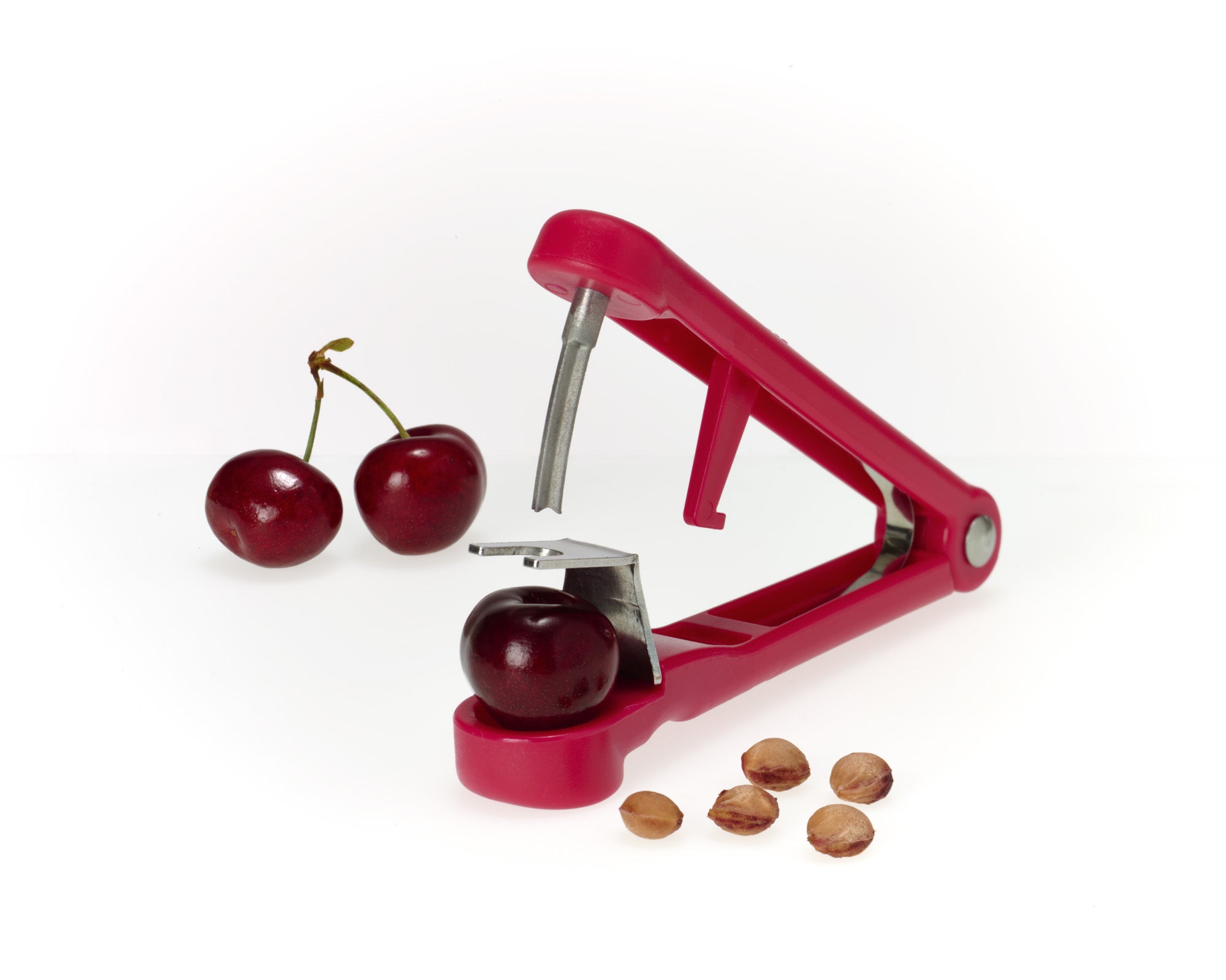 Metaltex Stainless Steel Cherry Stoner, 15 Cm