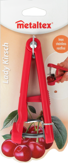 Metaltex Stainless Steel Cherry Stoner, 15 Cm